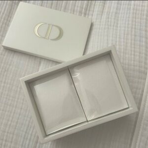 Christian Dior White And Gold Acrylic Box
